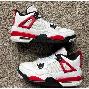Nike Air Jordan 4 Red Cement Size 5.5 Youth (Size 7 Youth)